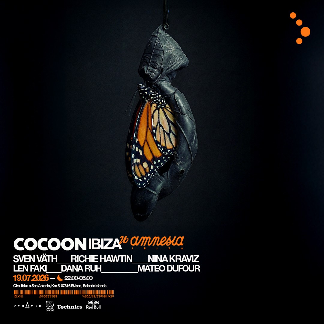 Cocoon at Amnesia 19th July 2026